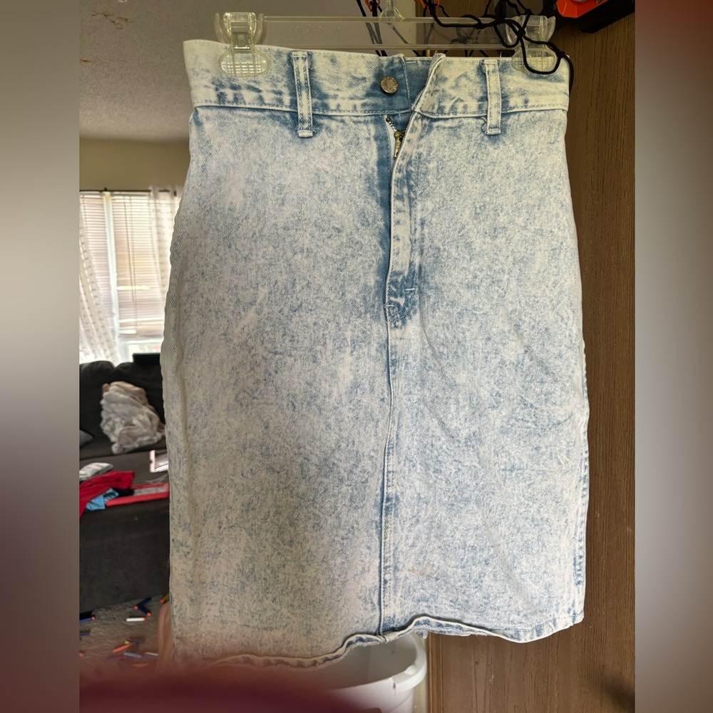 Vintage Stefano denim pencil skirt size 8